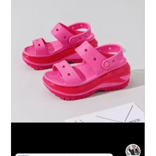 Sepatu Sandal Wanita Crocs Mega Crush Original