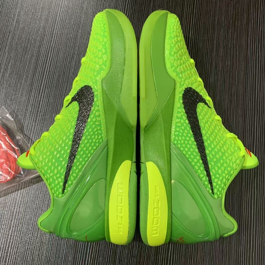 Sepatu Basket Kobe 6 Protro Grinch Green Kickwho Godkiller