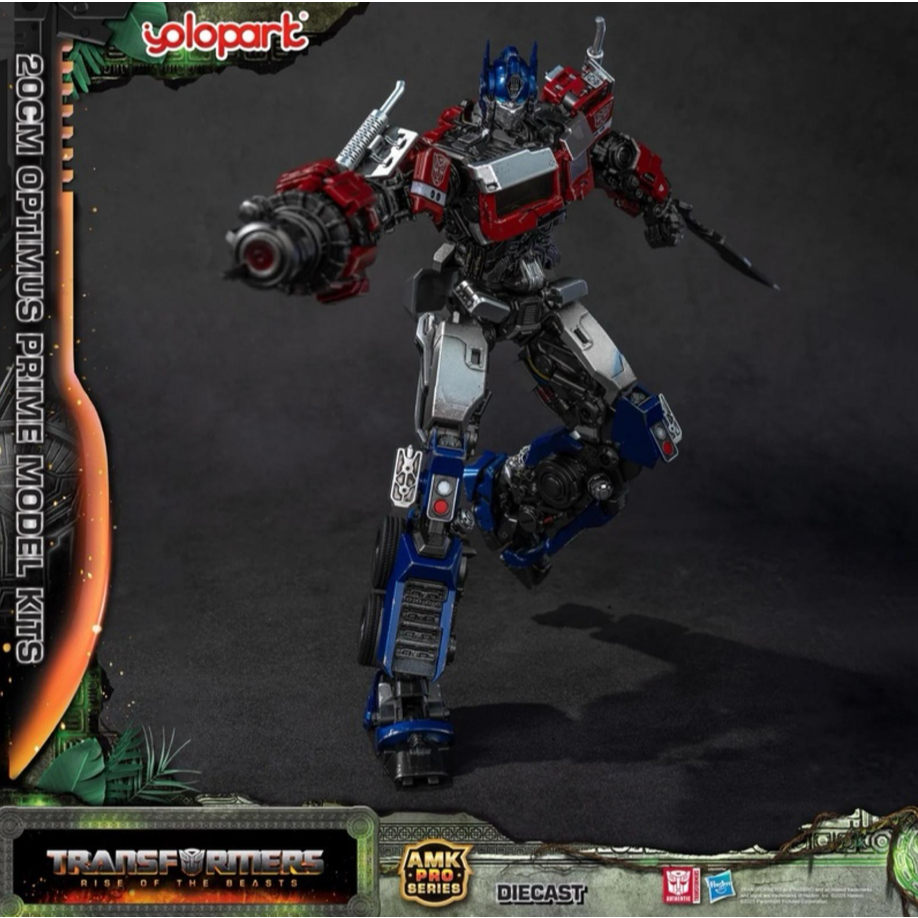YOLOPARK TRANSFORMERS AMK PRO SERIES OPTIMUS PRIME DIECAST