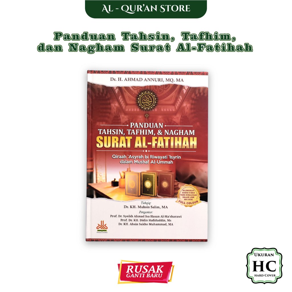 Buku Panduan Tahsin Nagham Al-Fatihah Qiraat Asyrah Isyrin Mushaf Ummah Dr Ahmad Annuri Tajwid