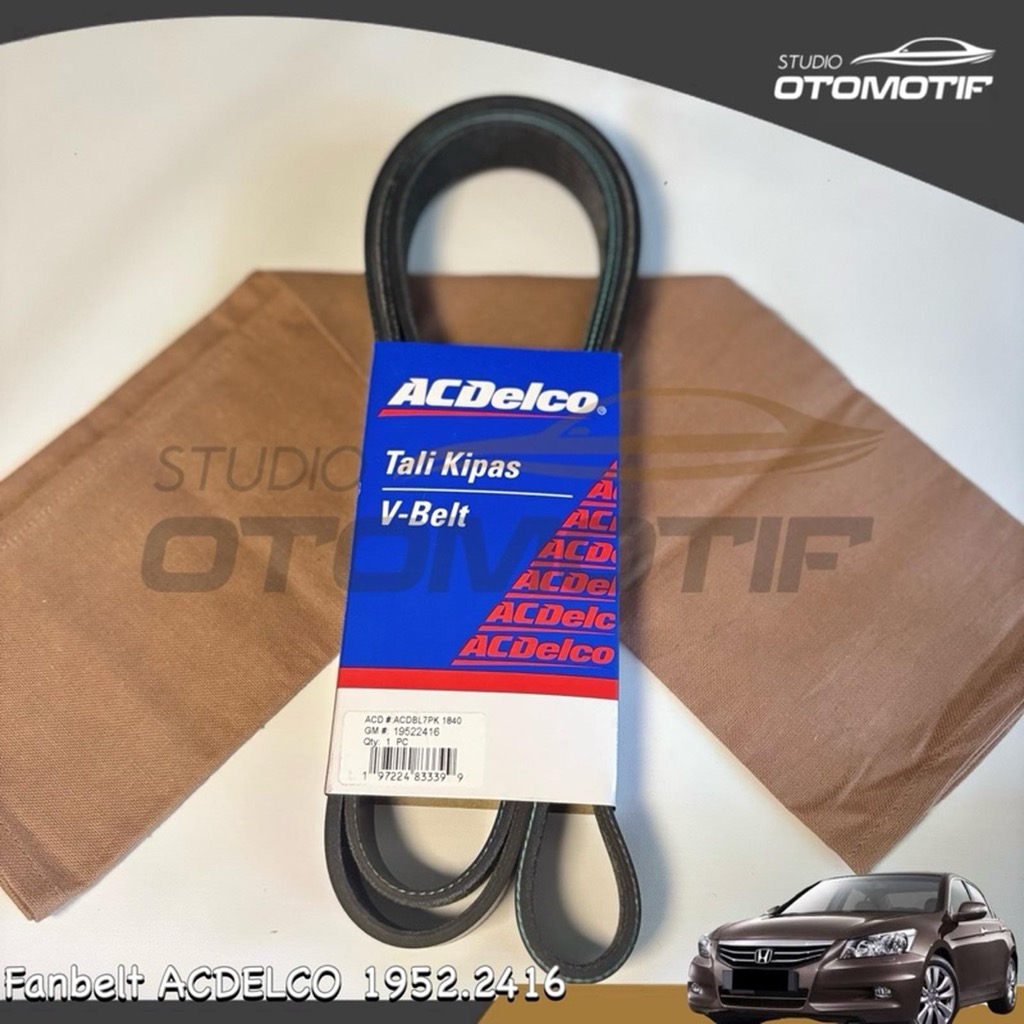 Fanbelt Alternator AC ACCORD CP2 GEN8 2008-2012 ACDELCO 2416 Fan Belt Vbelt Sabuk Tali Kipas V-belt 