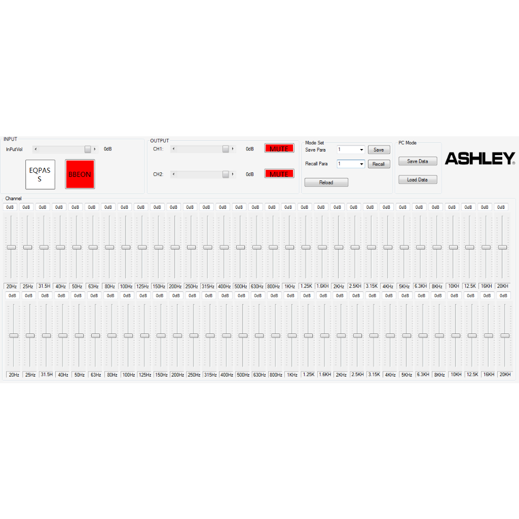 SOFTWARE EQUALIZER DIGITAL ASHLEY EQ 1