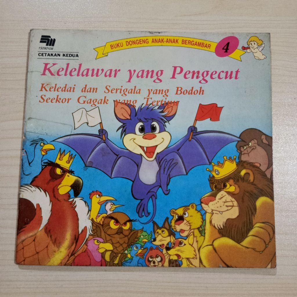 Buku Dongeng Anak Bergambar: Kelelawar Yang Pengecut