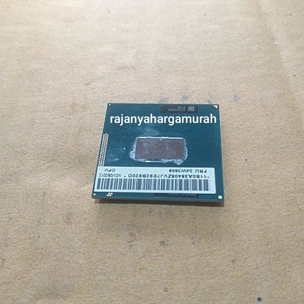 CPU prosesor core i3 copotan original lenovo thinkpad E330 kode 003