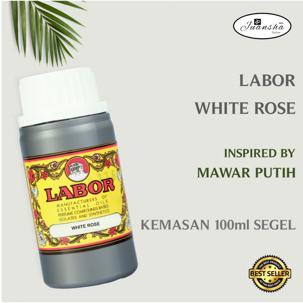 BIBIT PARFUM MURNI WHITE ROSE LABOR 100ML SEGEL