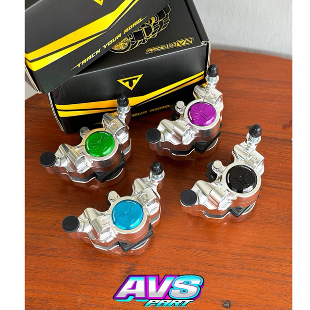 KALIPER CALIPER MINI TRACKTION APOLO V2 2P RADIAL UNIVERSAL KALIPER 2 PISTON APOLO TRACKTION