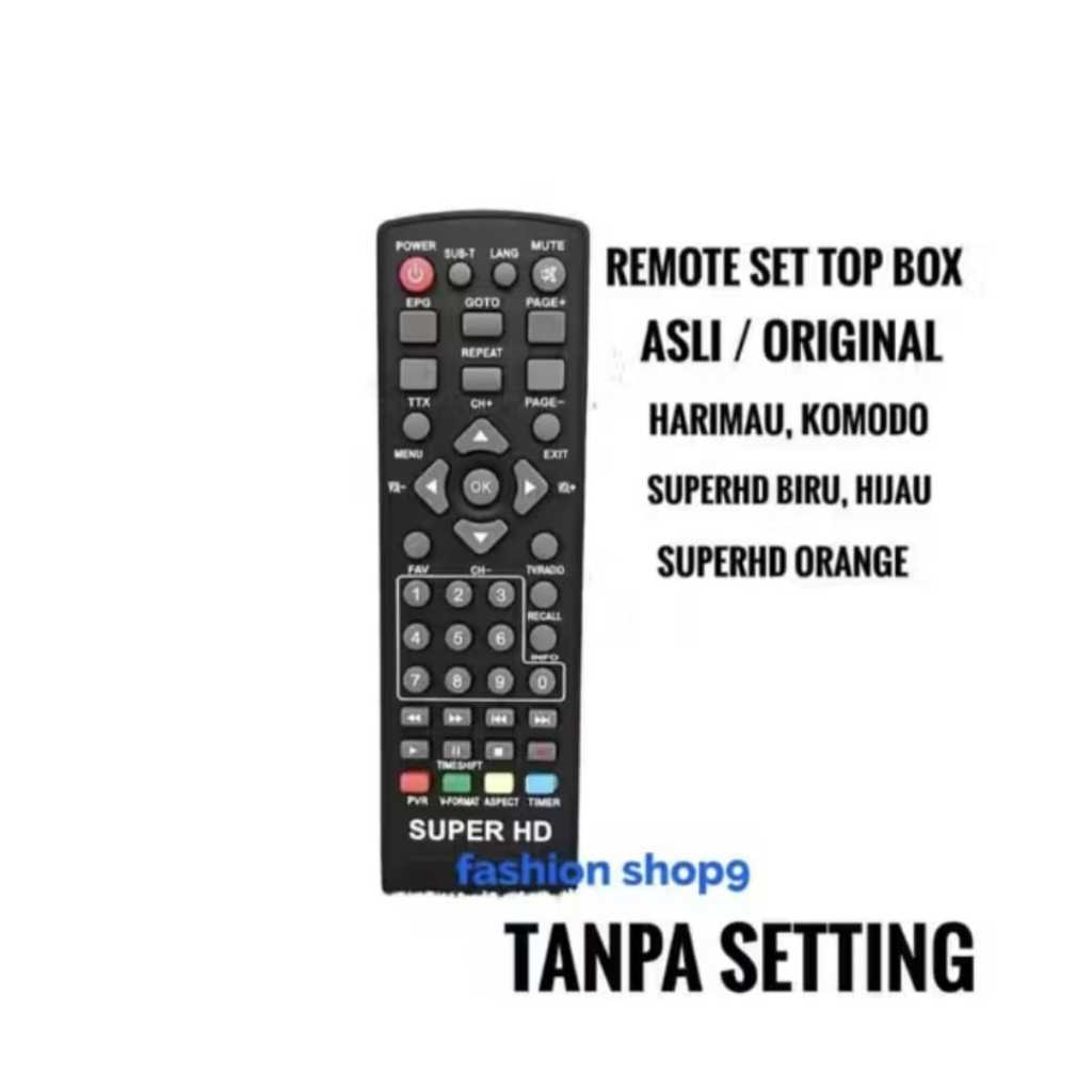 Remote Set Top Box SuperHd 168 Harimau