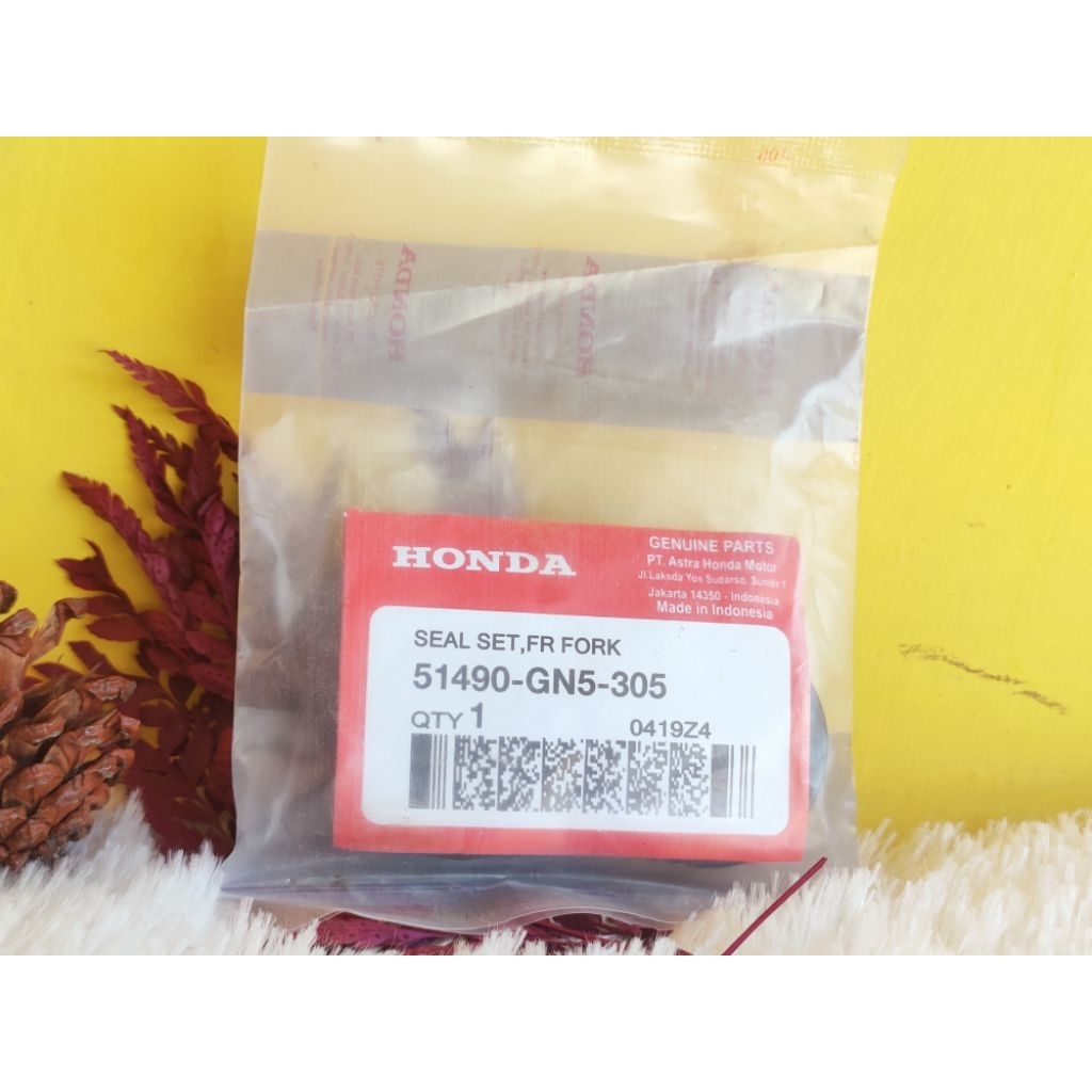seal shock depan motor honda Beat scoopy supra