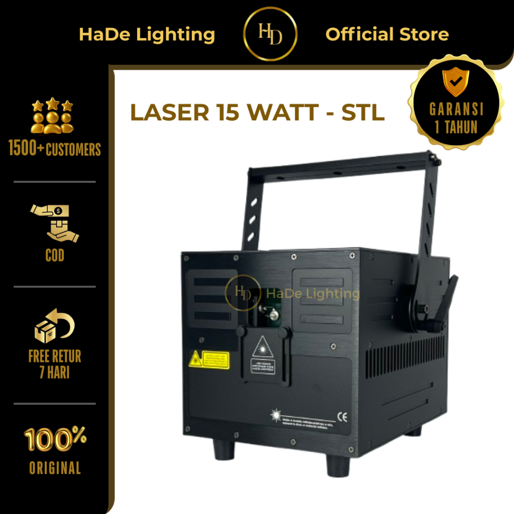 Laser Show 15 Watt - Lampu Laser Panggung Diskotik Leser 15 Watt ILDA
