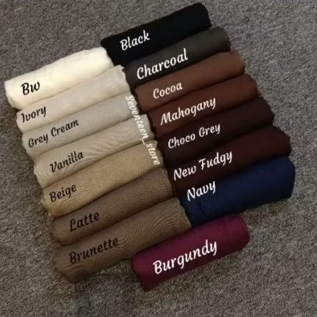 [V11] Pashmina Viscose ~ Seventeen premiun viscose shawl