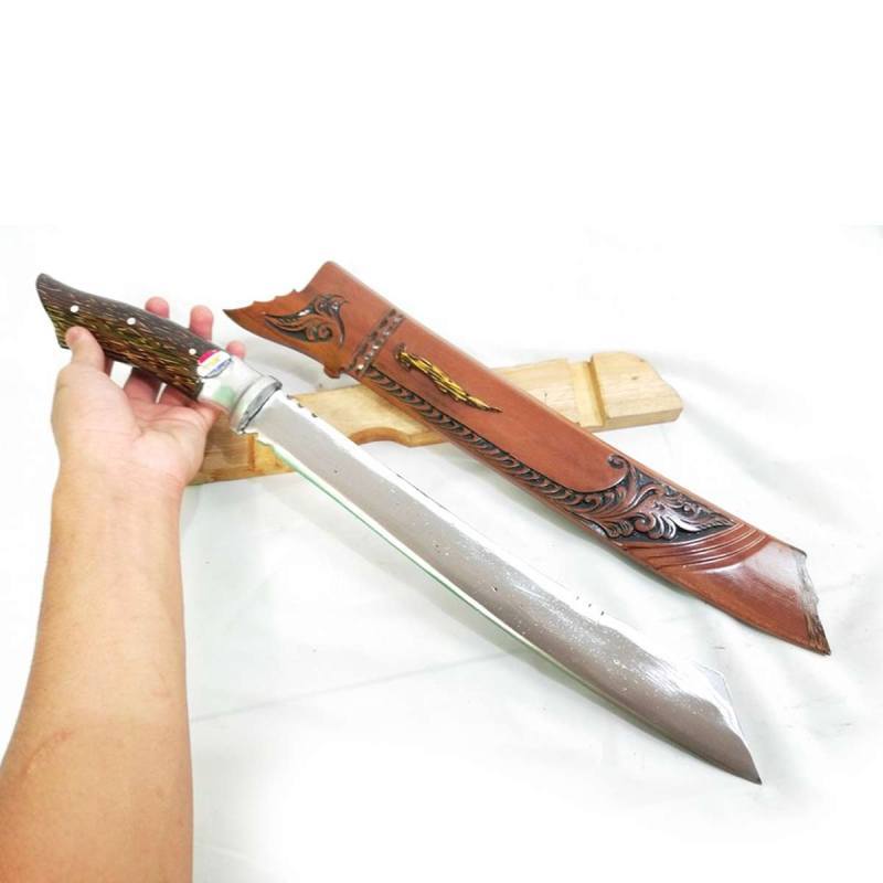 Peralatan bantu kerja kebun /Golok kebun/ Golok pattimurra duralium panjang/Golok Baja per tempa