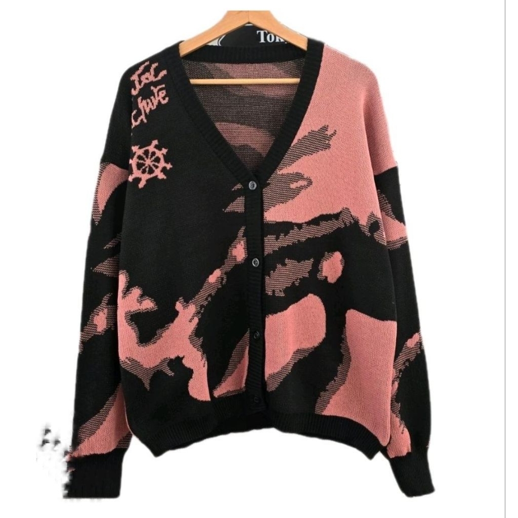 cardigan knit atasan rajut wanita/cardigan kancing depan wanita