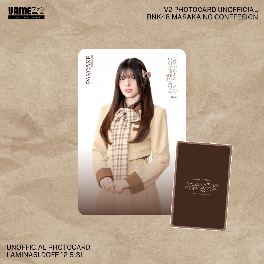 PHOTOCARD BNK48 MASAKA NO CONFESSION