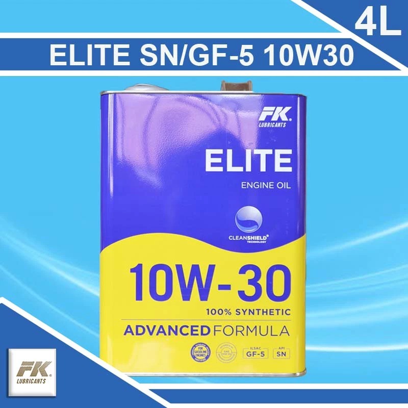 oli, oli fk massimo, oli fk, oli jepang, elite sn/gf-5 100% synthetic, 10w30, 4 liter