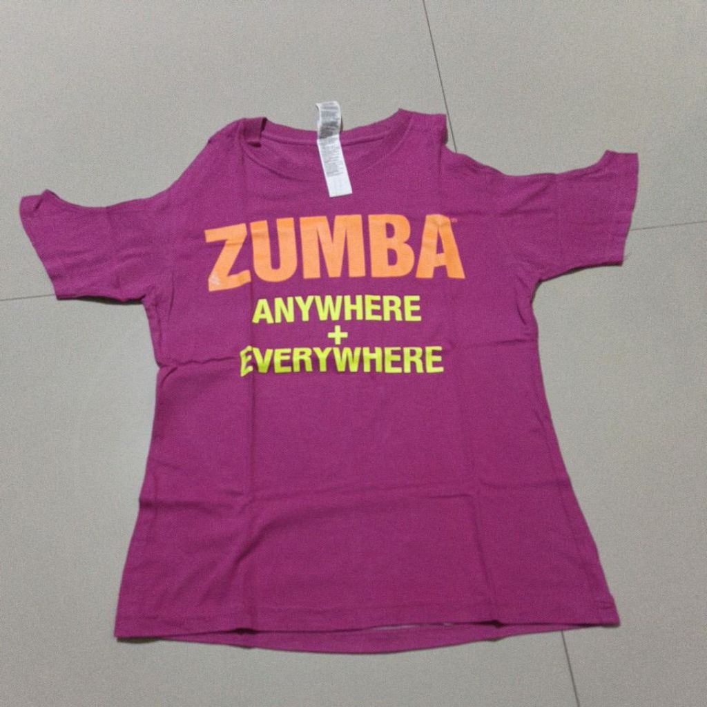 Preloved Kaos Zumba Wear ZW Original