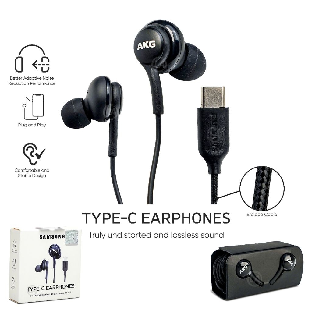 HF Headset Max Ori NOTE 10+ AKG - Type C