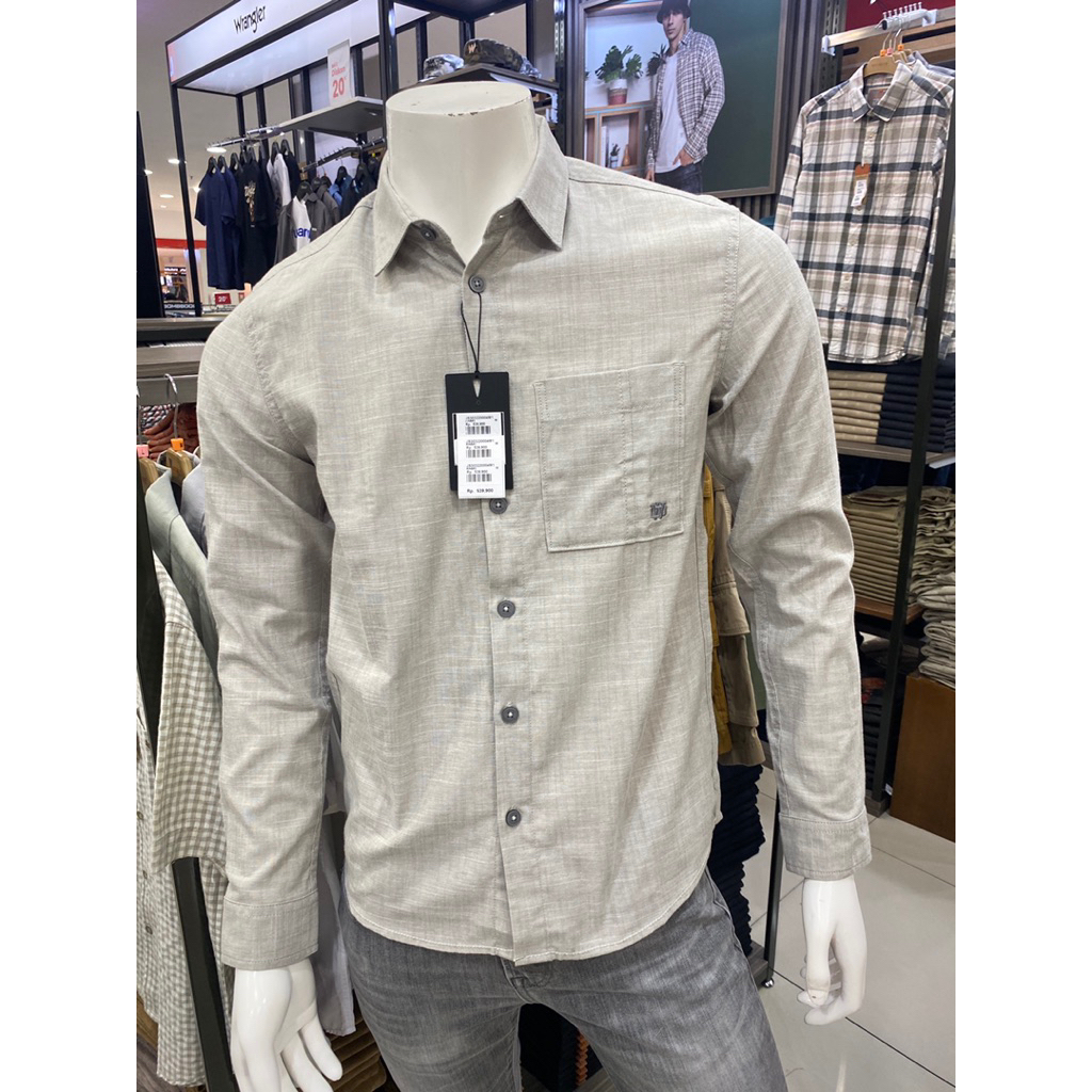 KEMEJA POLOS PANJANG WATCHOUT JEANS TERBARU