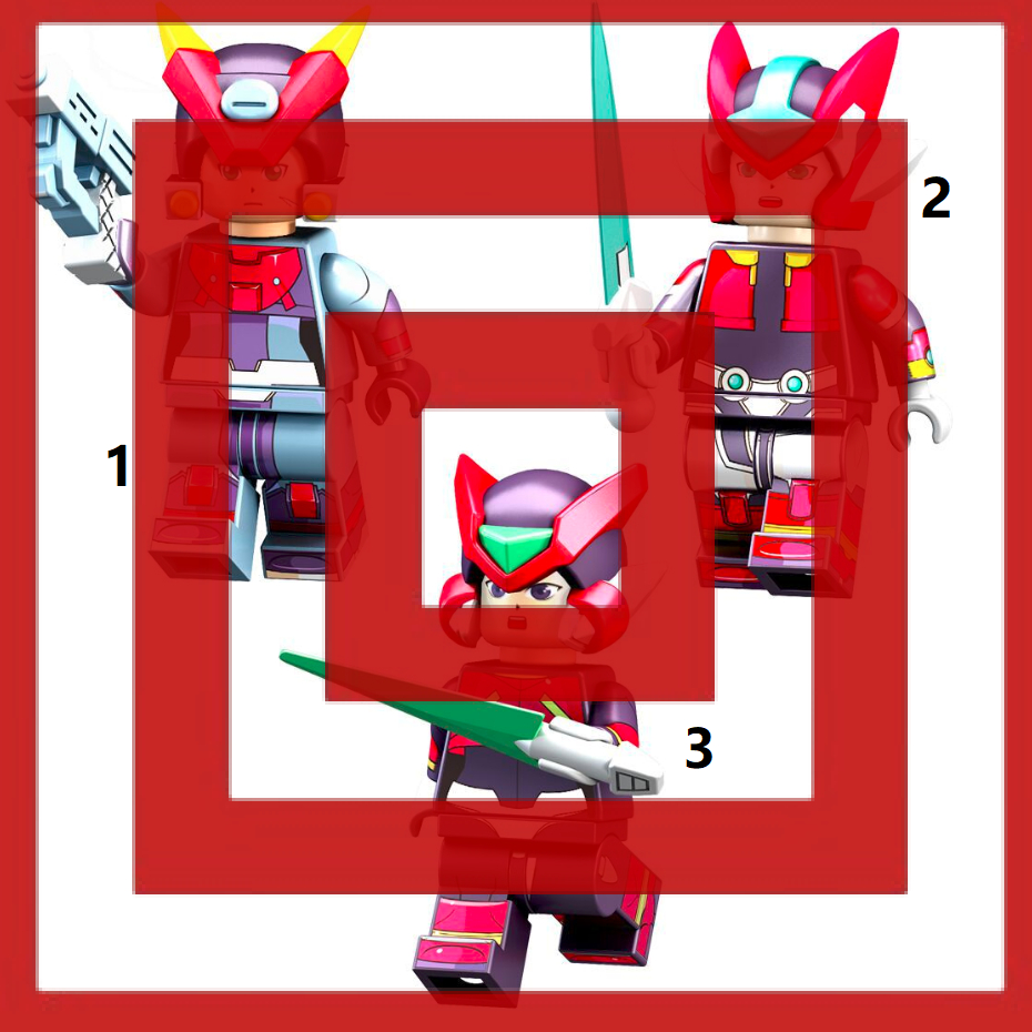 Capcom Megaman Rockman ZX Advent Zero Red Action Figure Mini Action Figure Mini