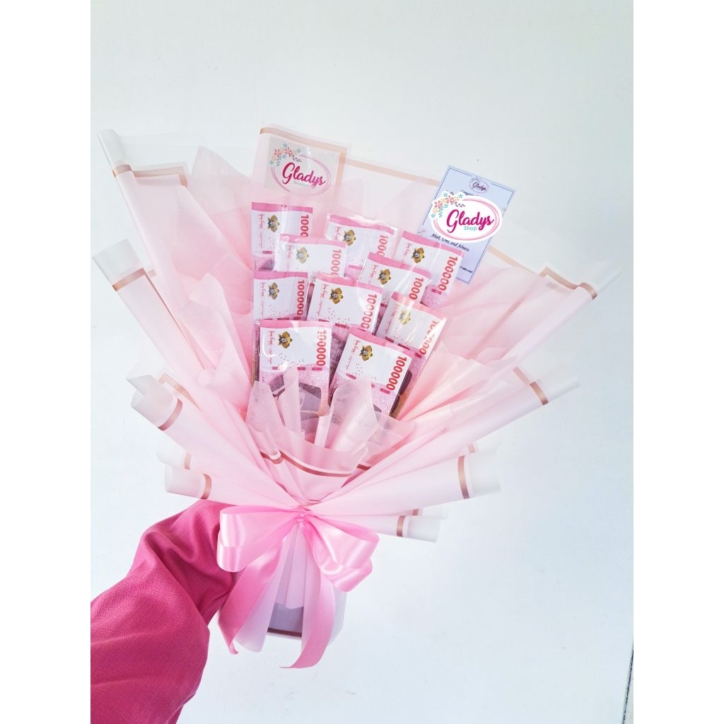 Money Bouquet | Kerangka Buket Uang | Buket Uang Mainan | Buket Ultah | Buket Wisuda