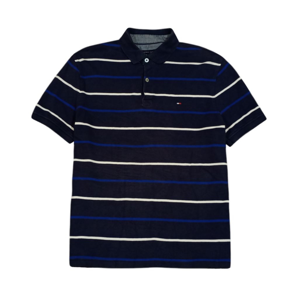 KAOS KERAH POLO SHIRT TOMMY HILFIGER SECOND SIZE Fit M