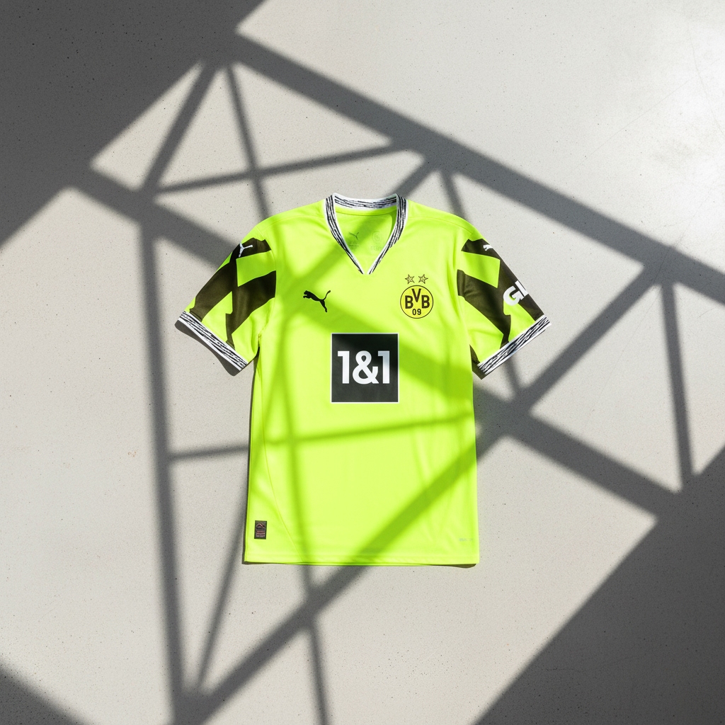 Jersey BVB Borussia Dortmund Anniversary Yellow Alert Black L BNWT Original 100%