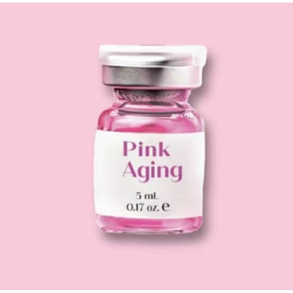 pink aging esseence growth of factor triple skin booster dna salmon ECER buwat wajah 100%original
