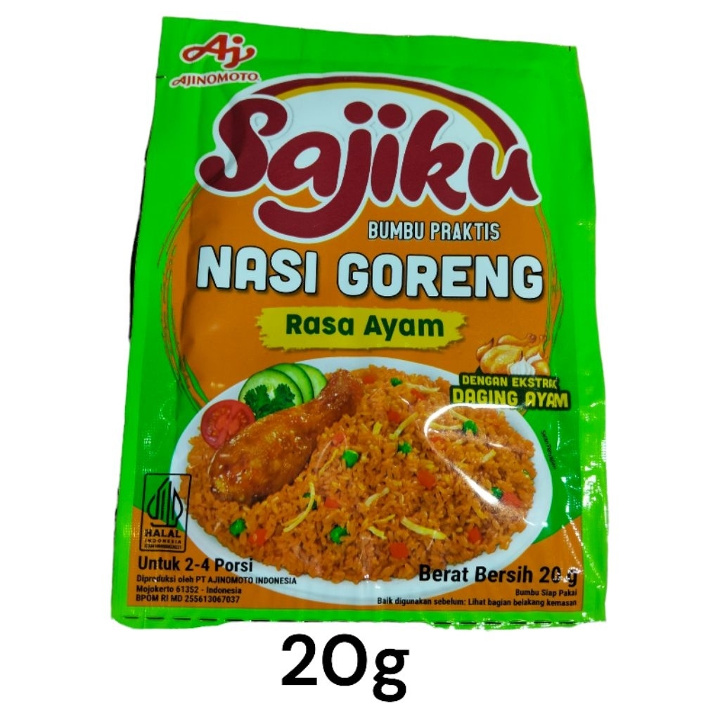 sajiku bumbu nasi goreng 1 renteng (10 x 20g)