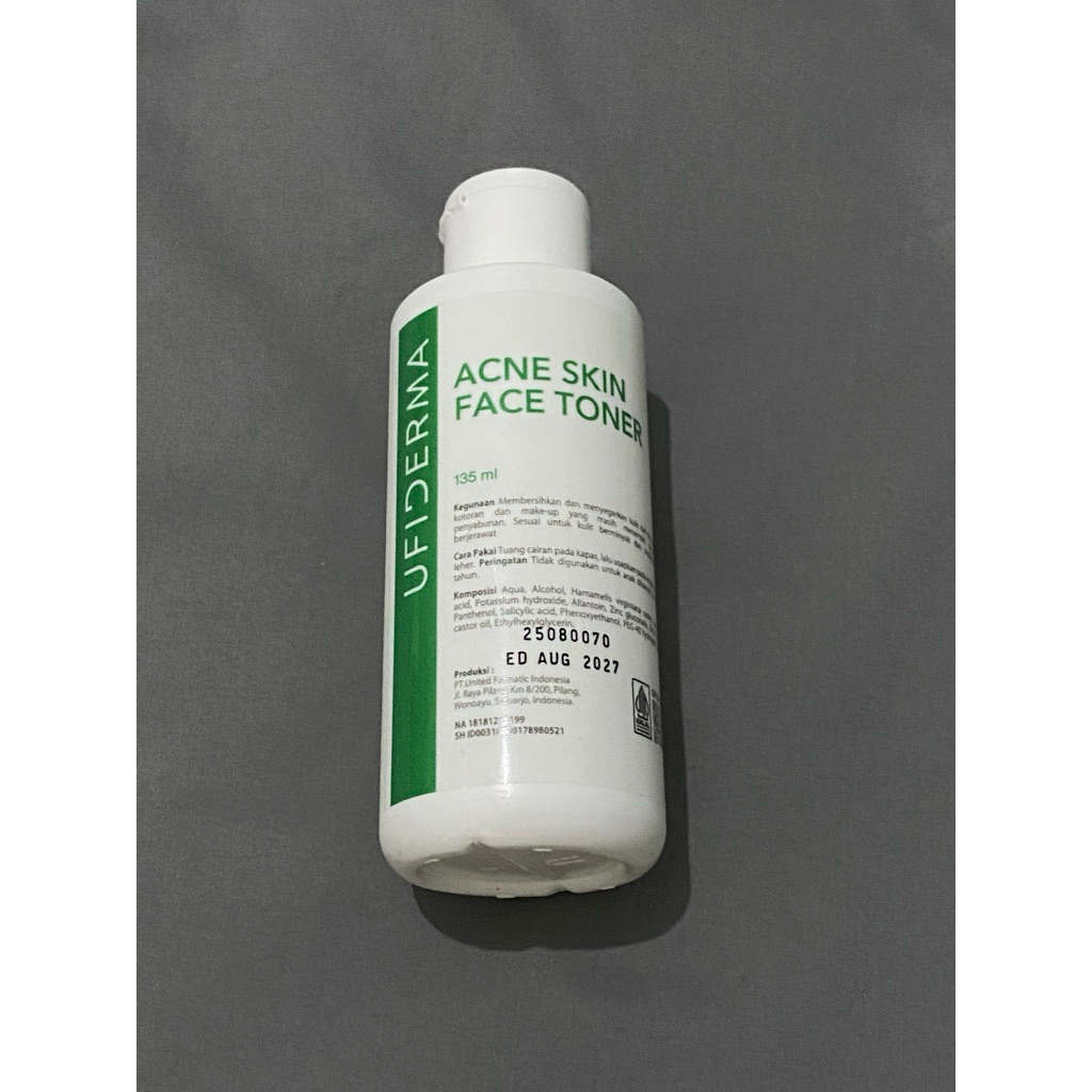 [PRELOVED] UFIDERMA Acne Skin Face Toner - 90%