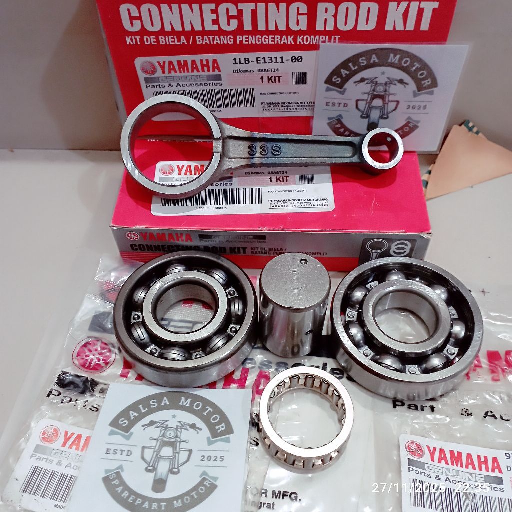 Paket Stang Seher Plus Bearing Xeon Rc 125 Xeon Lama Plus Bearing 63/22 + 6305 (1LB)
