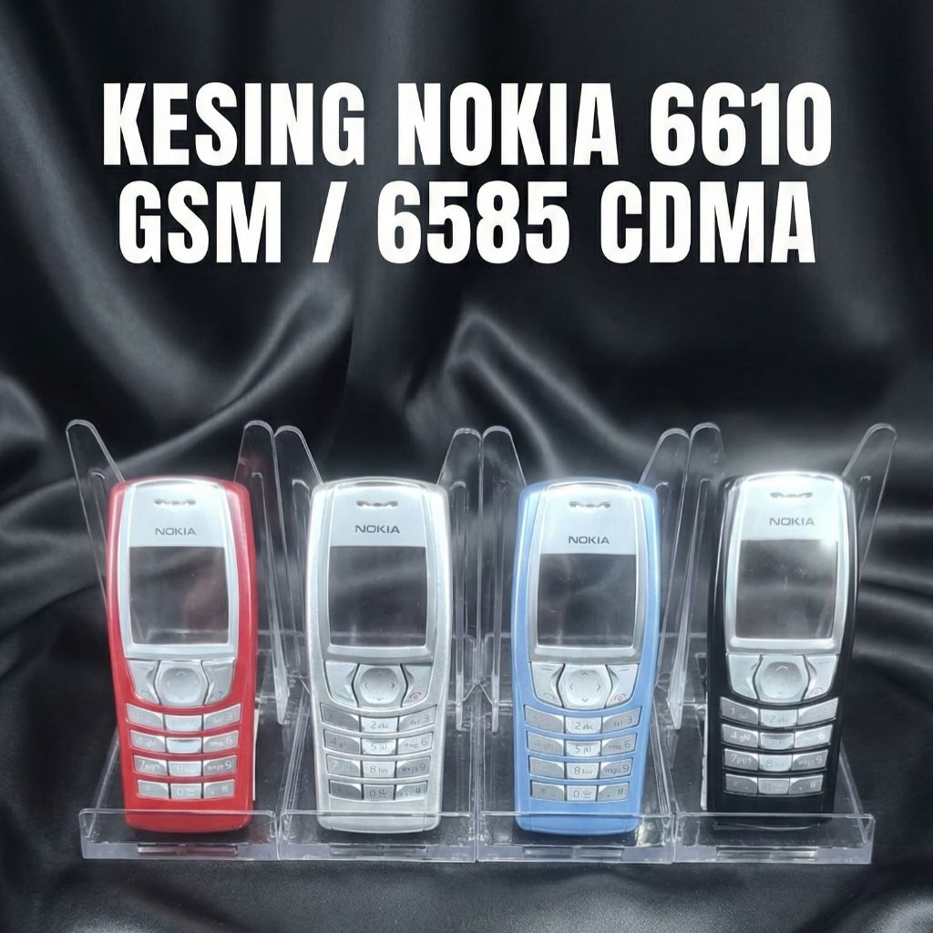 Casing HP Nokia 6610 Jadul Fullset Keypad - Kompatibilitas Housing Nokia 6585 Old School NOS Grade A