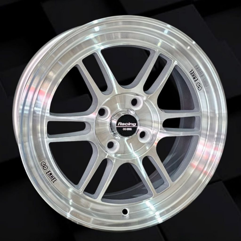 velg r15 enkei rpf1 lebar 7 pcd 4x100 velg racing ring 15 velg racing brio jazz city freed vios yari