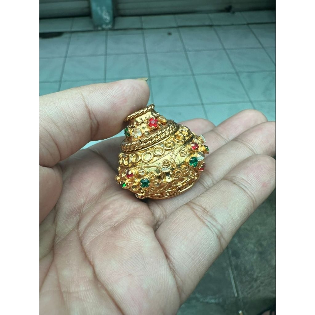 Selut Kuningan Warna Emas dan Perak