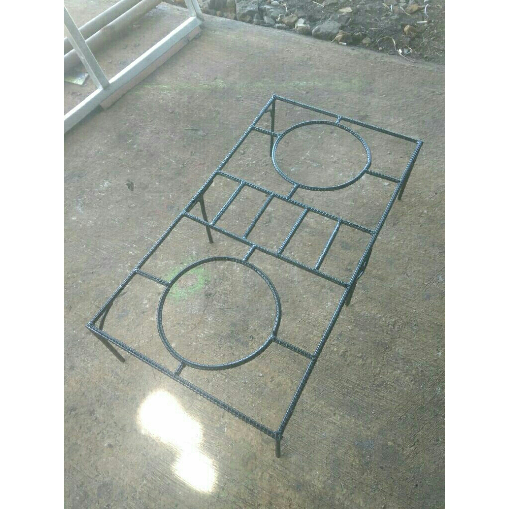 Tatakan kompor besi behel kuat