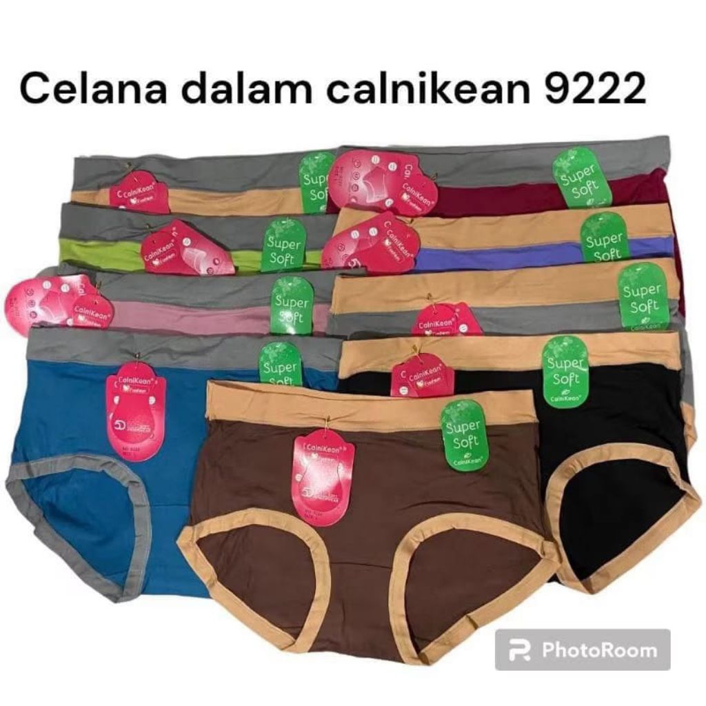 1,3 dan Lembar CD Wanita Calnikean 9222 Super Soft bahan Polyester 93%