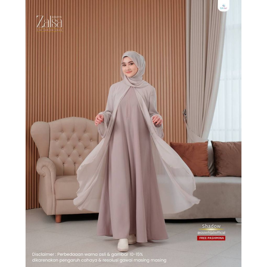 SISTER HIJAB ZALSA GAMIS BRANDED ORIGINAL