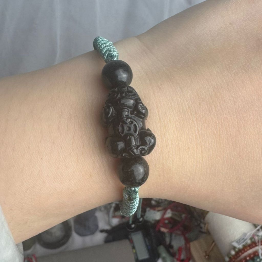 pixu mocui black jade jadeite giok proteksi tinggi dan penarik rejeki