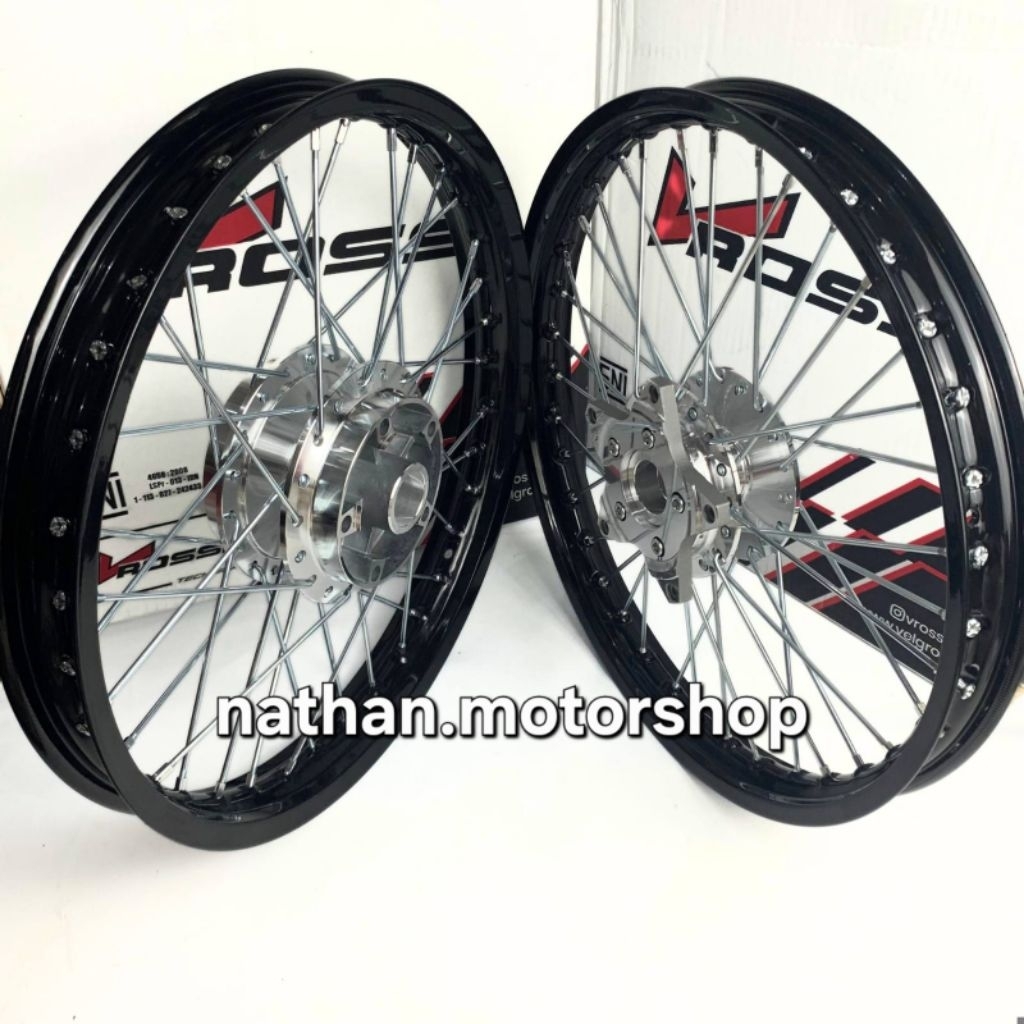 Velg MX King Sepasang Ring 17 Vrossi Original Velg Set Mx king Ring 17