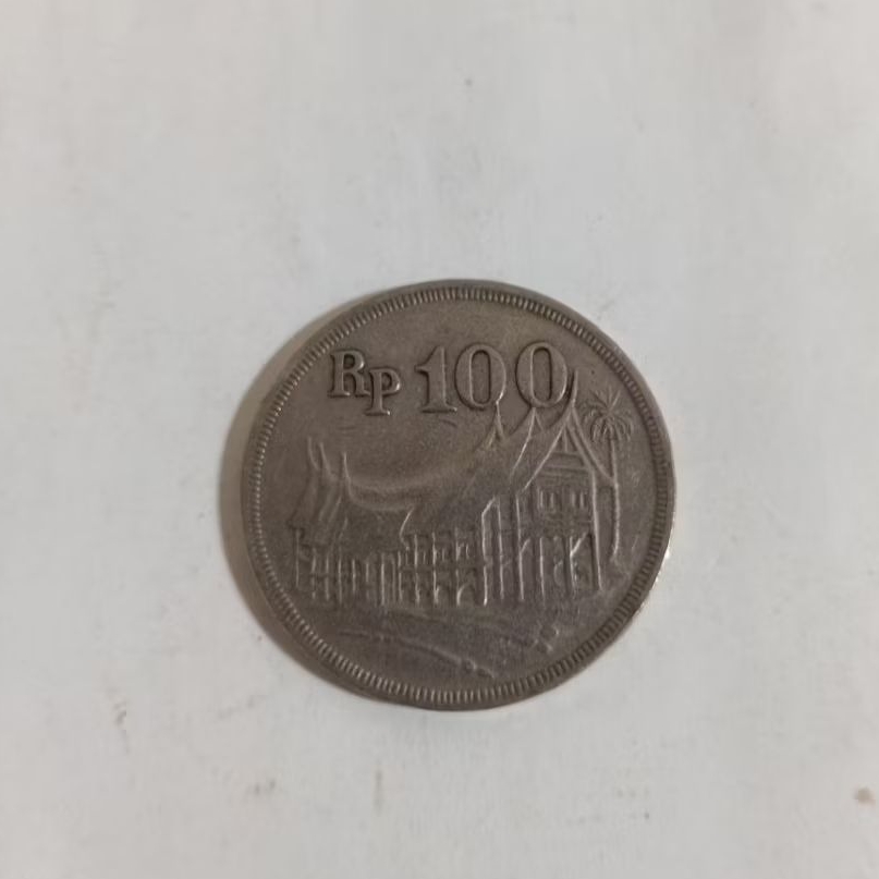 koin tebal 100 rp tahun 1973