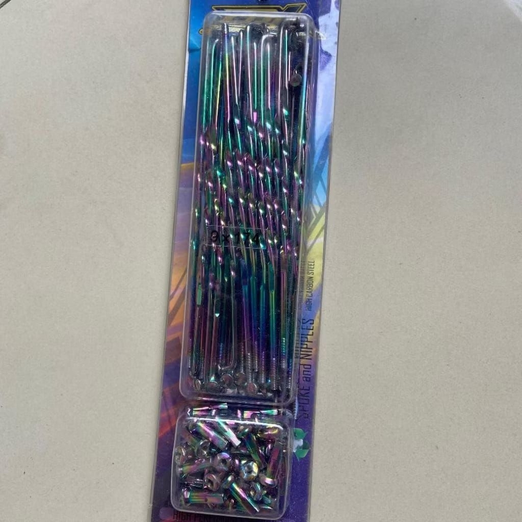 RUJI JARI-JARI SEPEDA MOTOR ULIR PELANGI