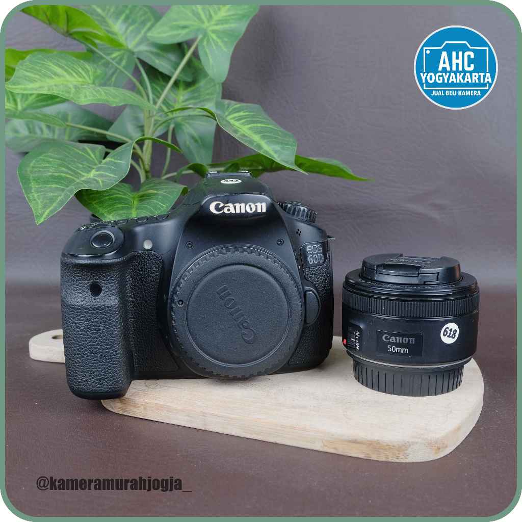 Canon 60D Body Only sc 212xxx bisa dengan lensa fix (442)
