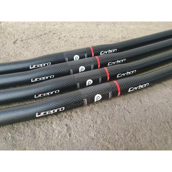 STANG HANDLEBAR SEPEDA LIPAT LITEPRO CARBON LIGHTWEIGHT