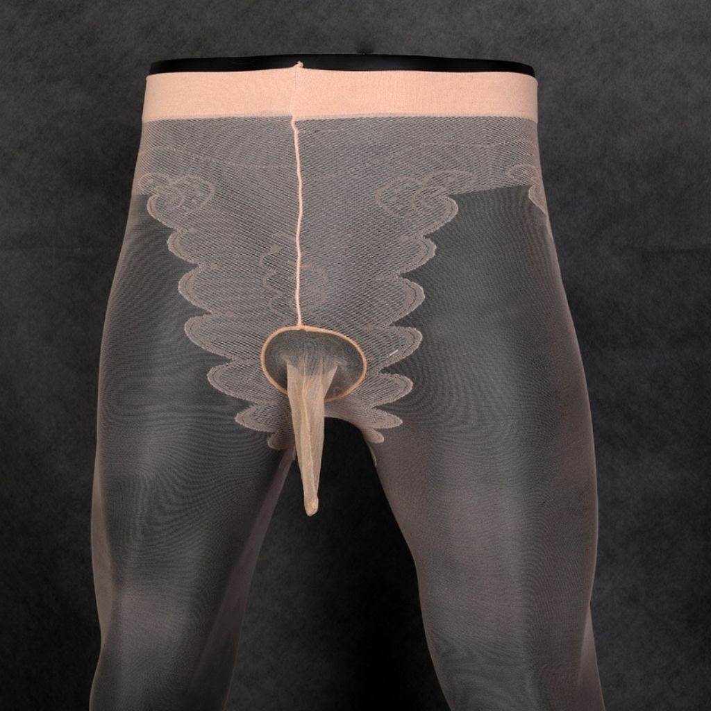 STP02 Stocking celana Pria mens sock transparan belalai EW