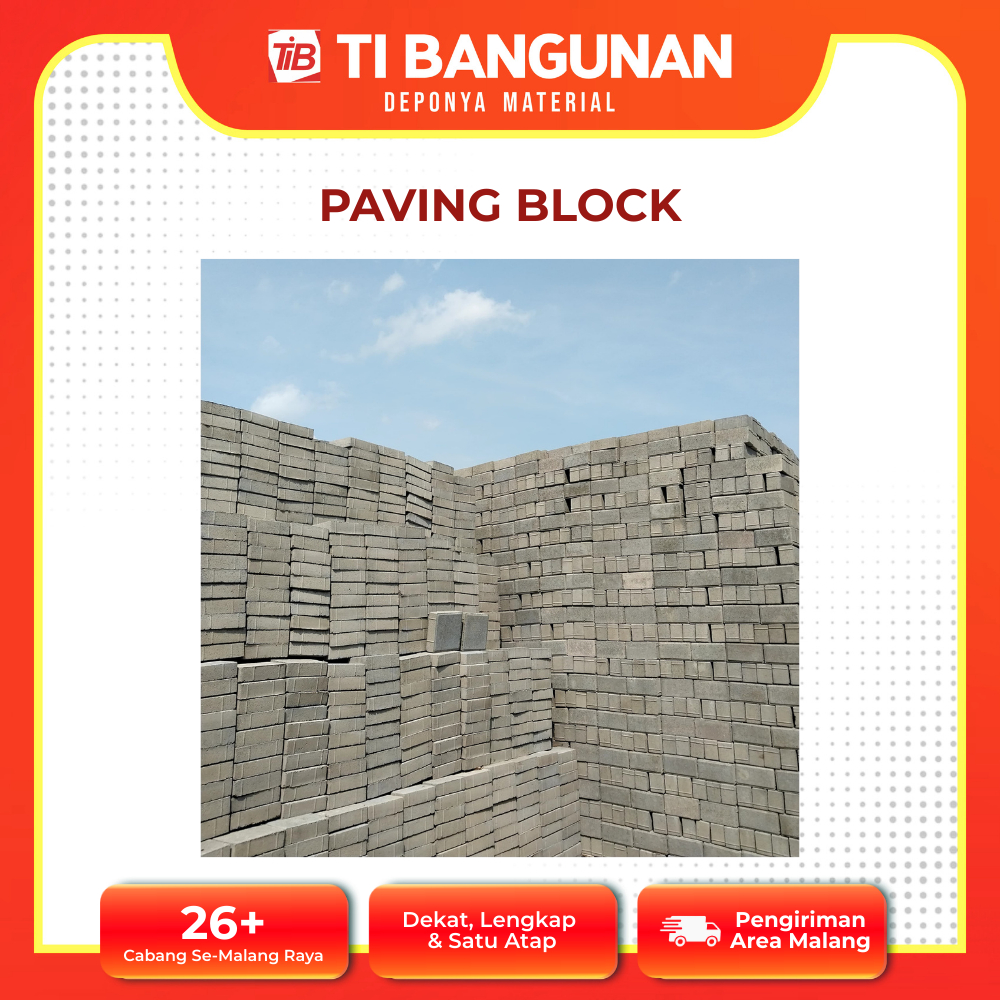 PAVING BLOCK PER METER MALANG - PAVING BLOCK MURAH -PAVING BLOCK POLOS