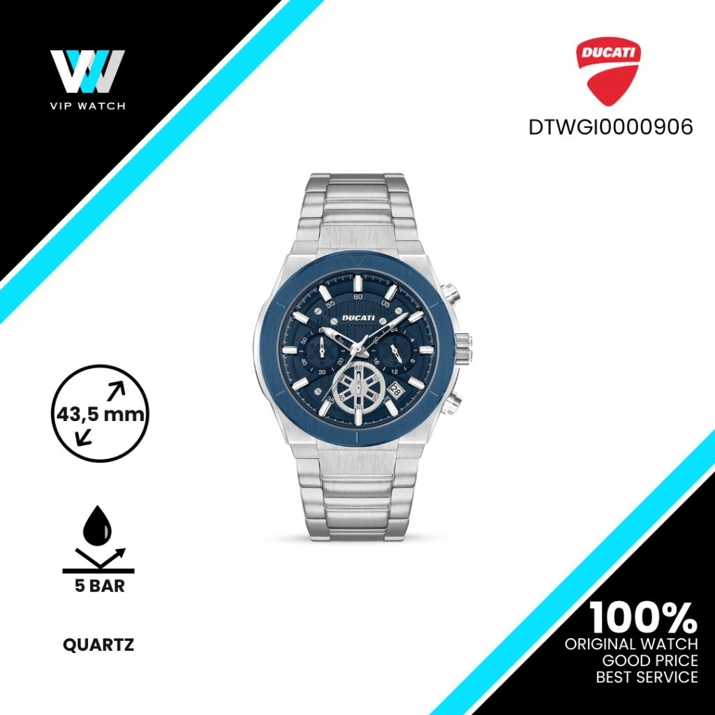 (Exclusive) Jam Tangan Ducati DT004 Original 100%