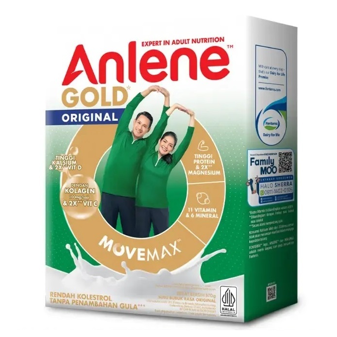 SUSU BUBUK ANLENE GOLD ORIGINAL 570 GRAM