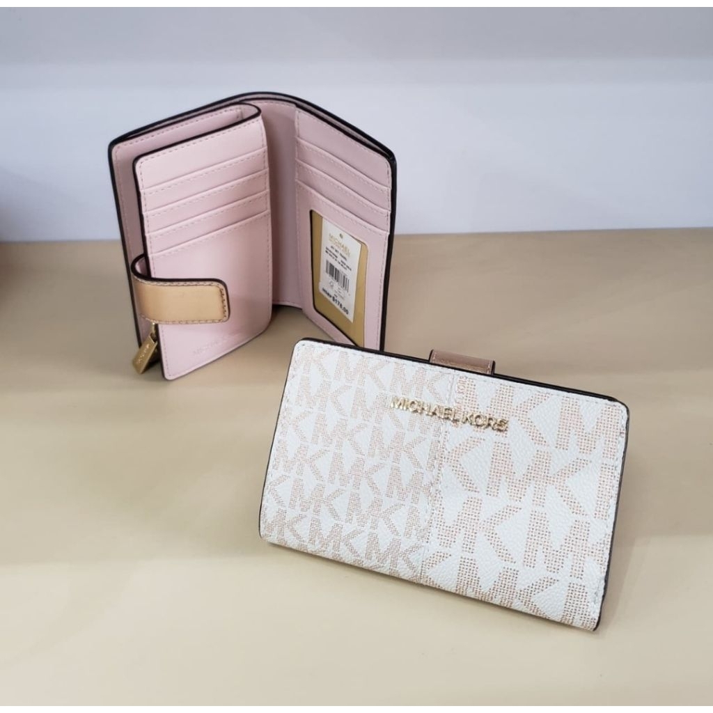 Ready Mk Jet Set Travel Md Bifold Zip Wallet, 35F4GTVF6M. 13,5x9cm, Rosegold