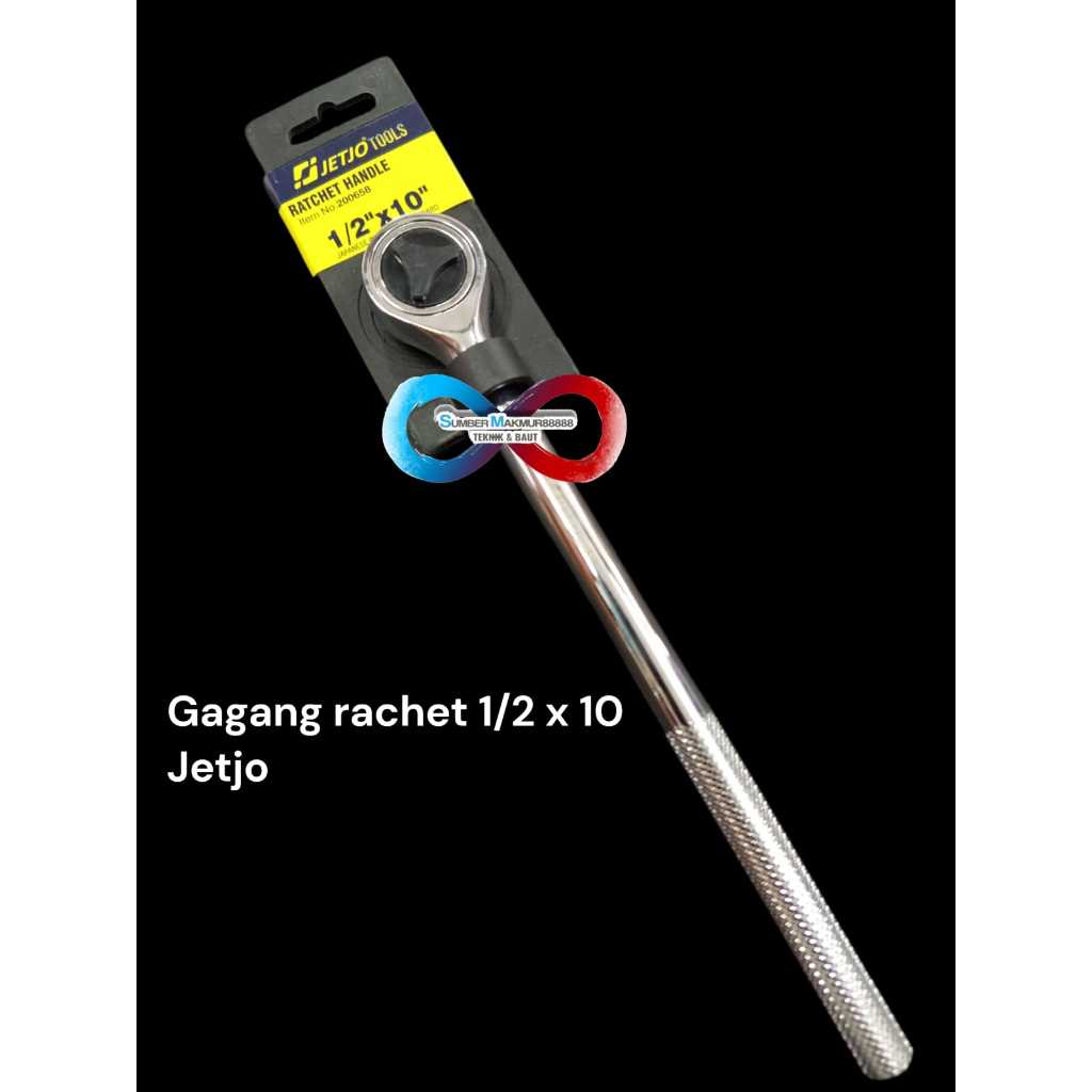 Gagang Ratchet 1/2" x 10" JETJO TOOLS / Ratchet Handle LAKONI PRO