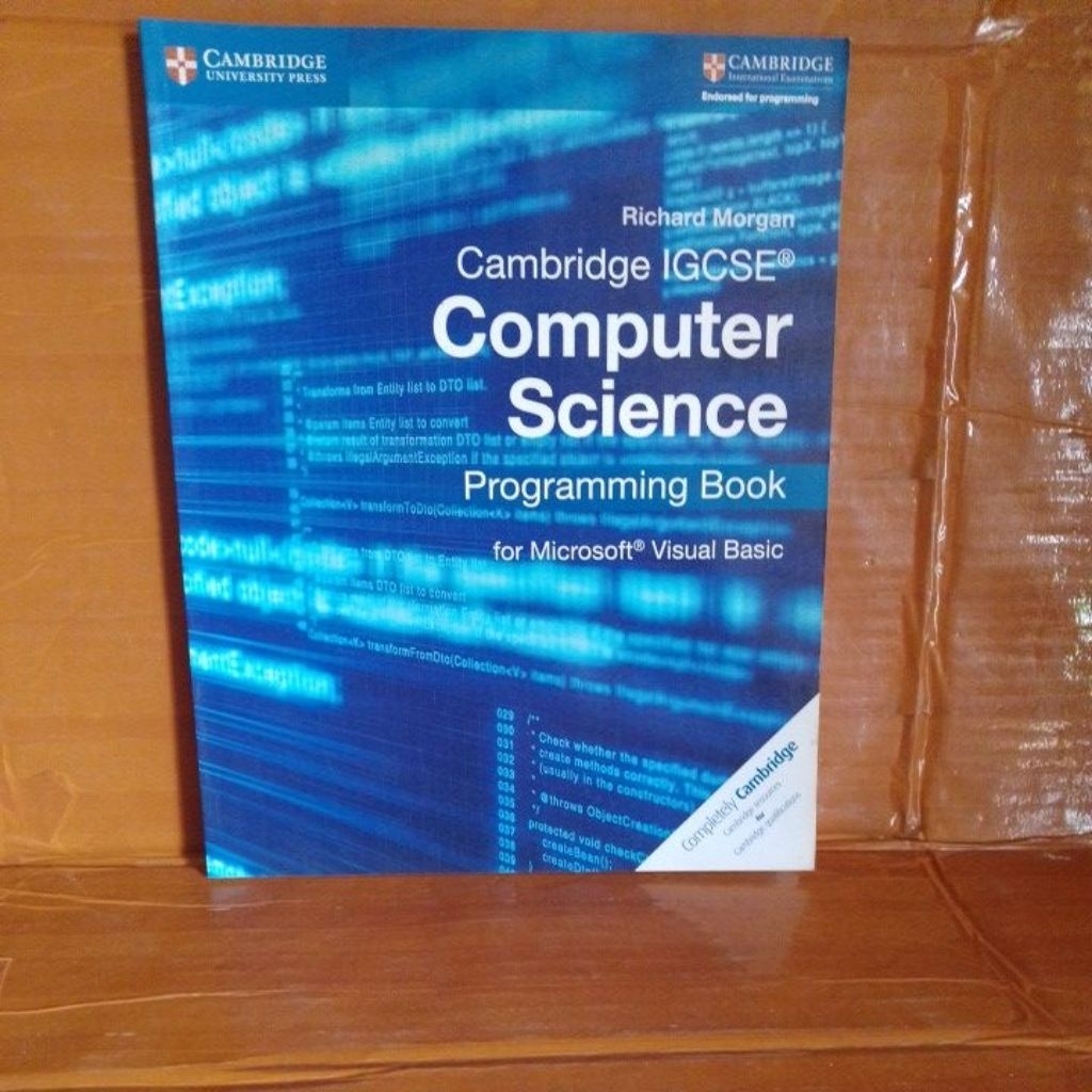 Buku Cambridge IGCSE Computer Science Programming Book by Richard Morgan Bekas Original