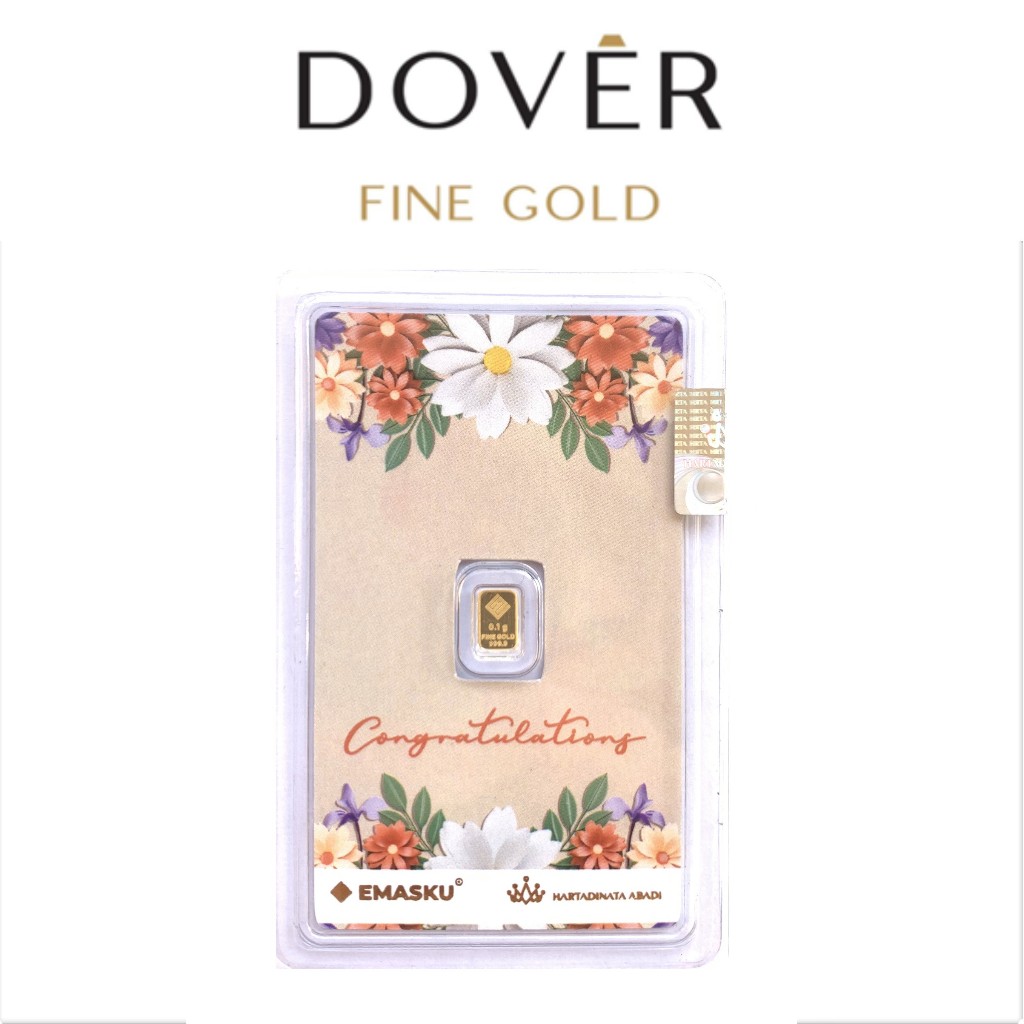 Logam Mulia Emas Micro Gold Emasku Hartadinata Abadi 0.1 gram 0,1 gr LM