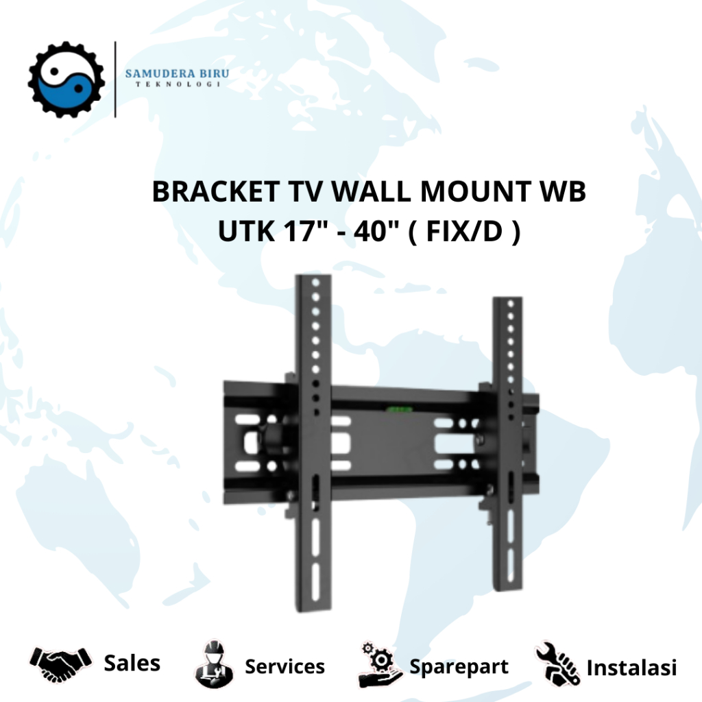 BRACKET TV WALL MOUNT WB UTK 17" - 40" ( FIX/D )